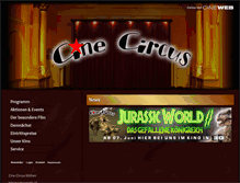 Tablet Screenshot of cine-circus.de